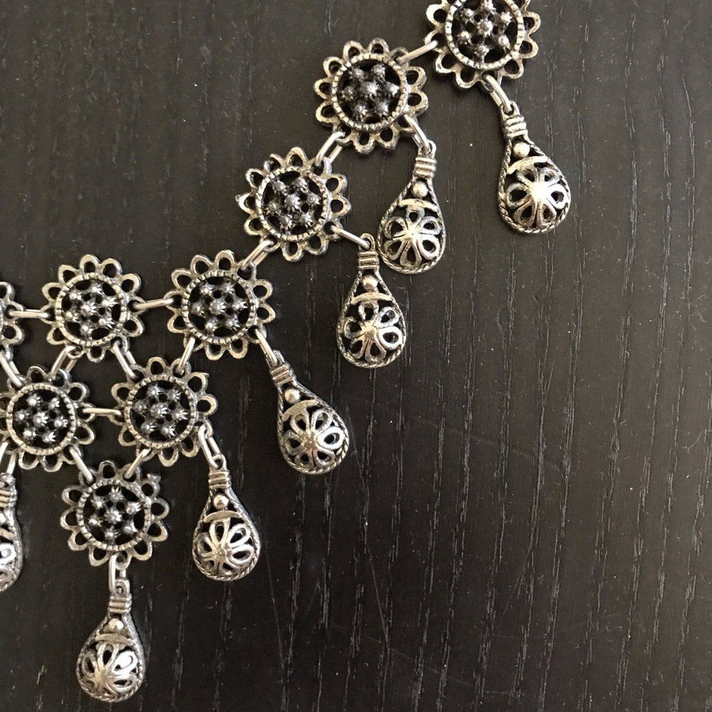 Vintage silver necklace. - Picture 2 of 2